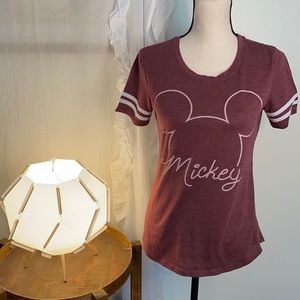 Disney Mickey Ringer Short Sleeve T-shirt Size Small
